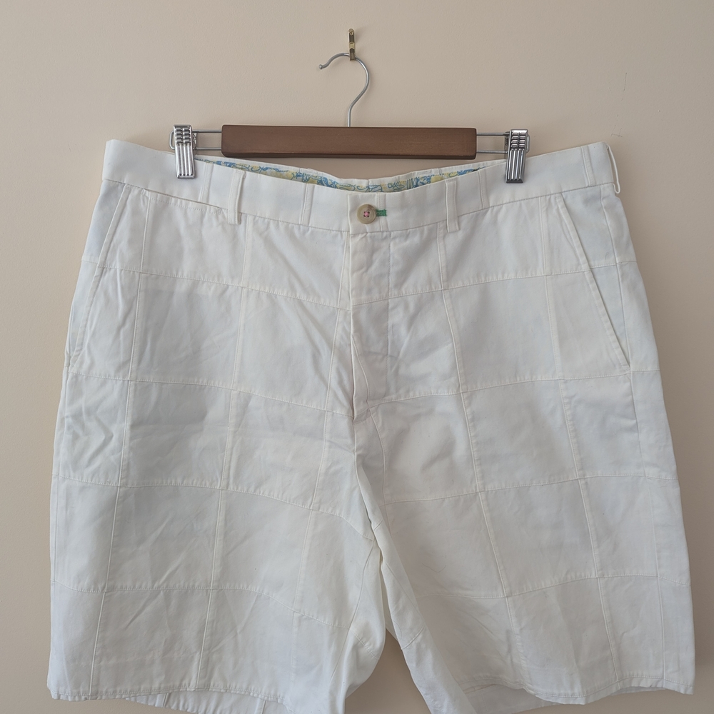 Lilly Pulitzer White Patchwork Shorts